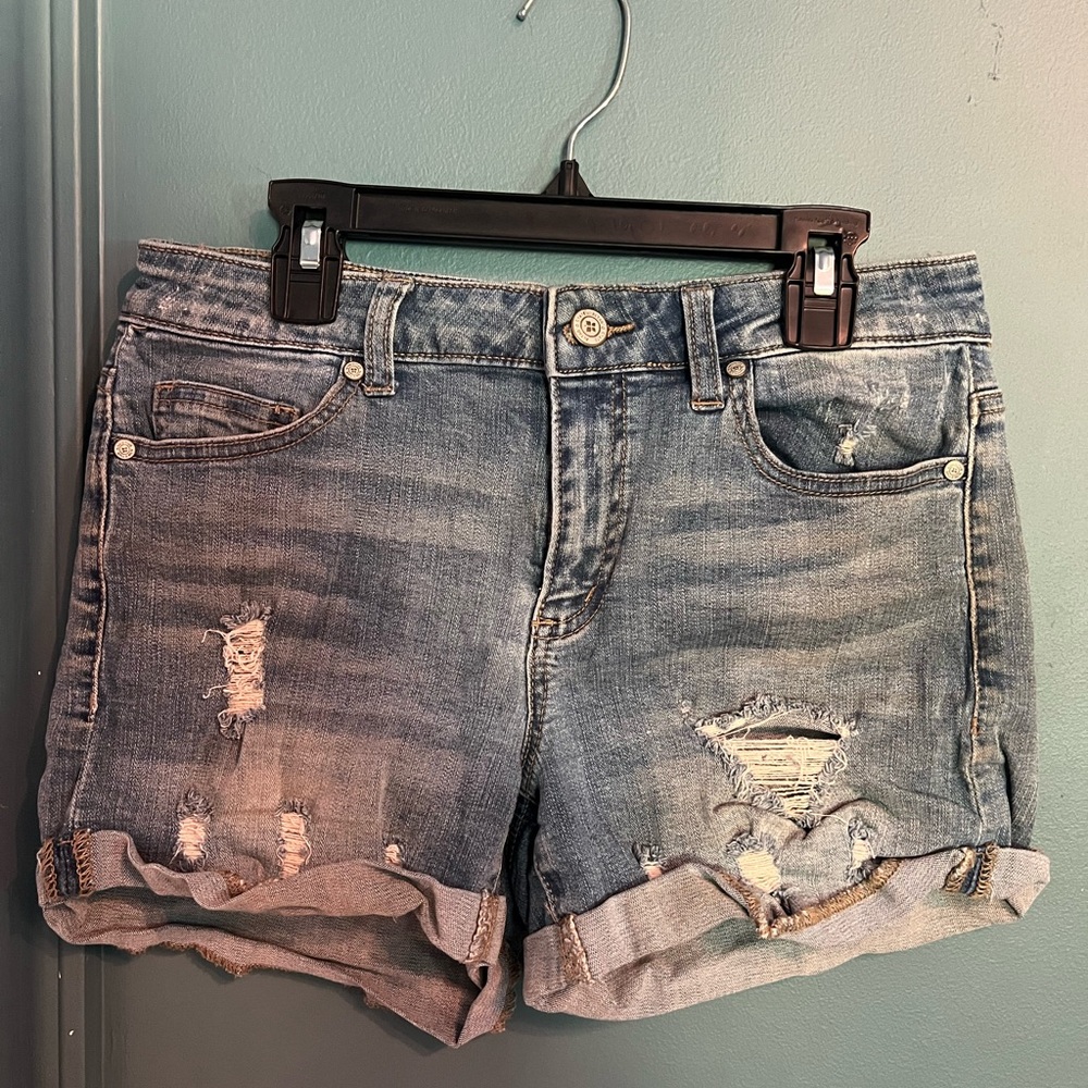 Altar'd State Blue Denim Jean Shorts
